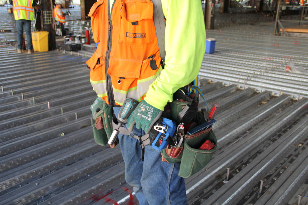 tool lanyard with cordless drill