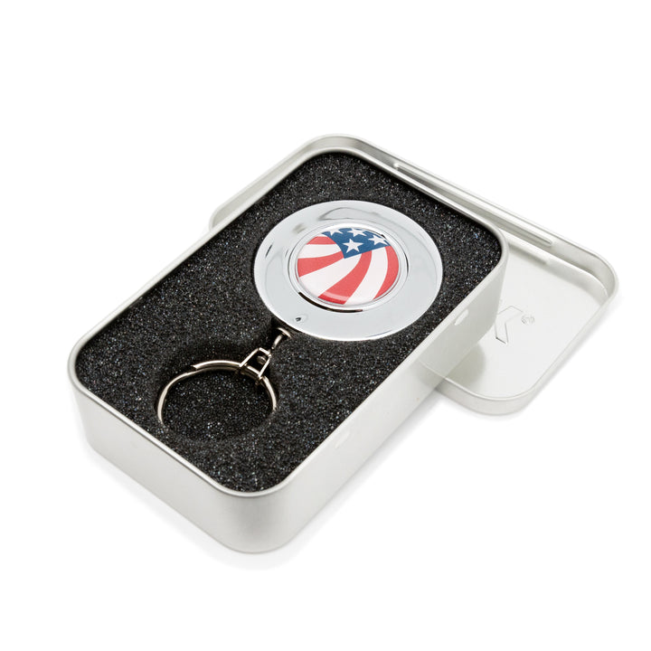 Special Edition Original USA Classic EDC Retractable Keychain with Gift Tin by KEY-BAK