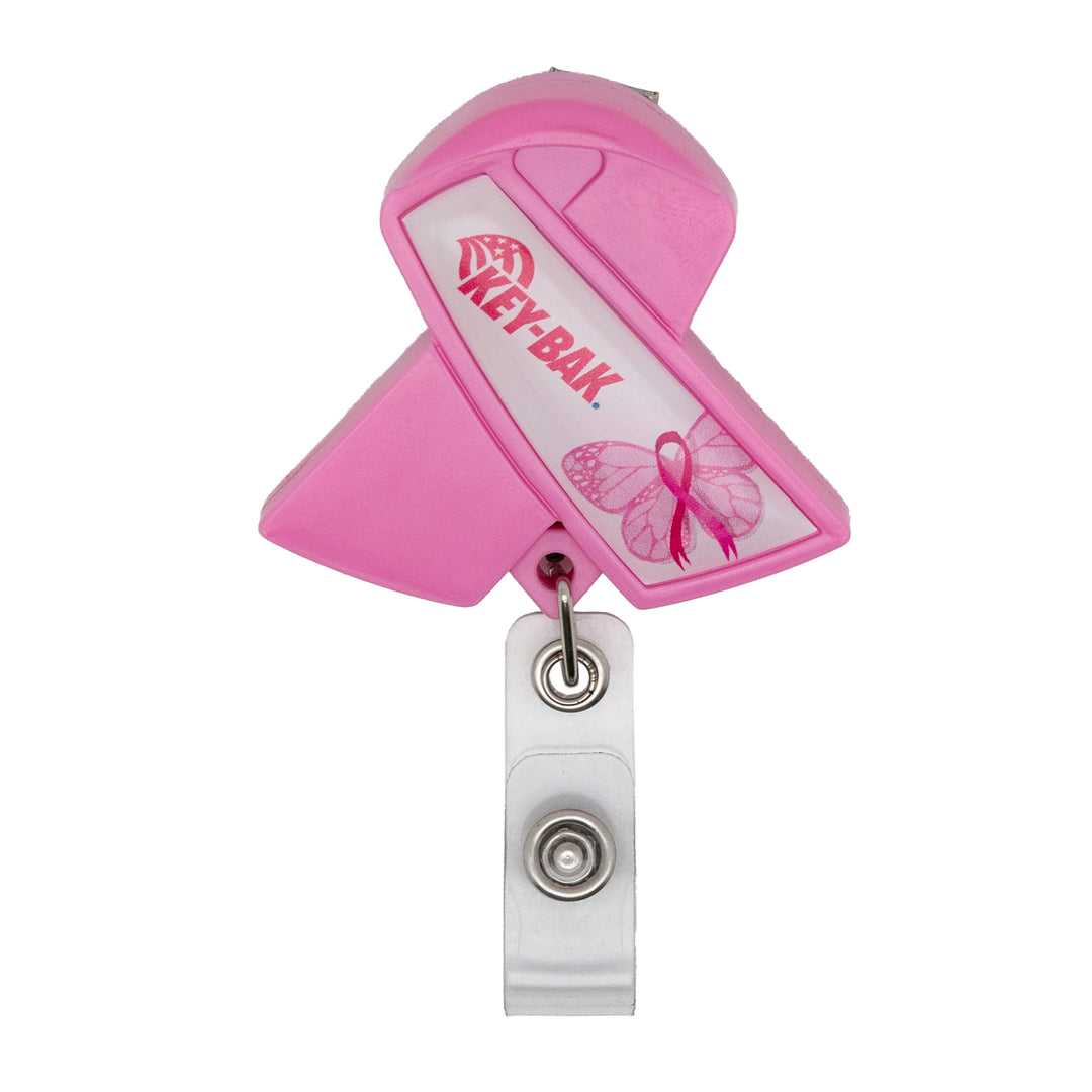 Breast Cancer Awareness Retractable Badge Reel by KEY-BAK