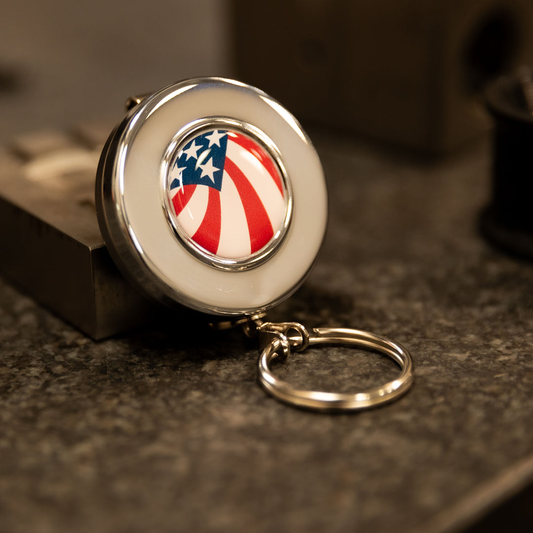 Special Edition Original USA Classic EDC Retractable Keychain with Gift Tin by KEY-BAK